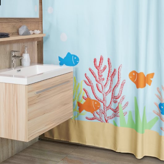 Meeresleben Duschvorhang