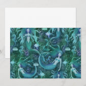 Meeresleben Einladung (Vorne/Hinten)