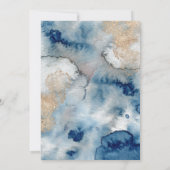 Meeresleben | Es ist eine Baby-Seepferd-Dusche. Einladung (Rückseite)