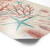 Meeresleben Fotodruck (Ecke)