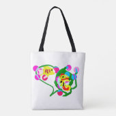 Meeresleben Freude Tasche (Rückseite)