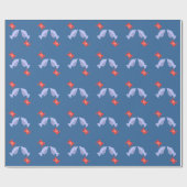 Meeresleben Geschenkpapier (Flach)