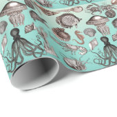 Meeresleben Geschenkpapier (Rolleneckpunkt)