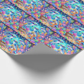 Meeresleben Geschenkpapier (Ecke)