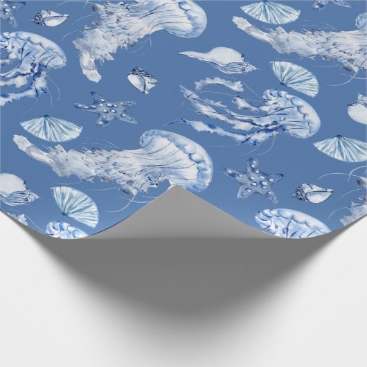Meeresleben Geschenkpapier (Ecke)