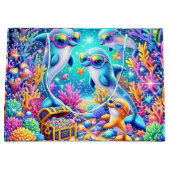 Meeresleben Große Geschenktüte (Vorderseite)