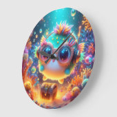 Meeresleben Große Wanduhr (Winkel)