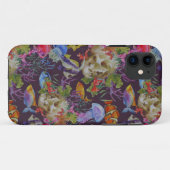 Meeresleben-Grunge-Muster Case-Mate iPhone Hülle (Rückseite (Horizontal))