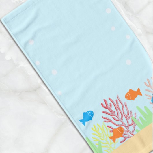Meeresleben Handtuch