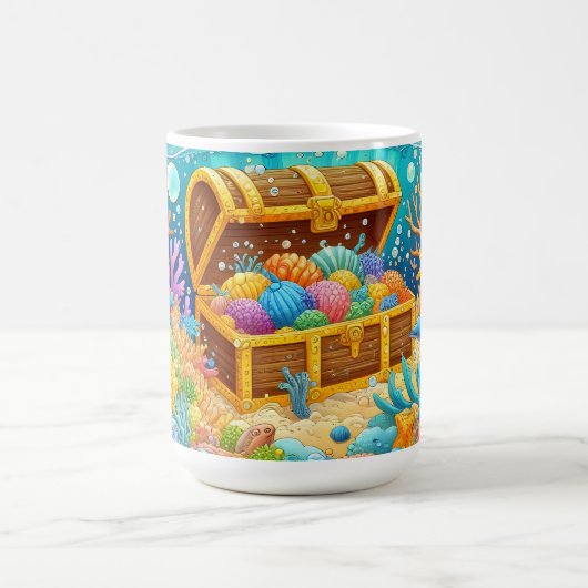 Meeresleben Kaffeetasse (Mittel)