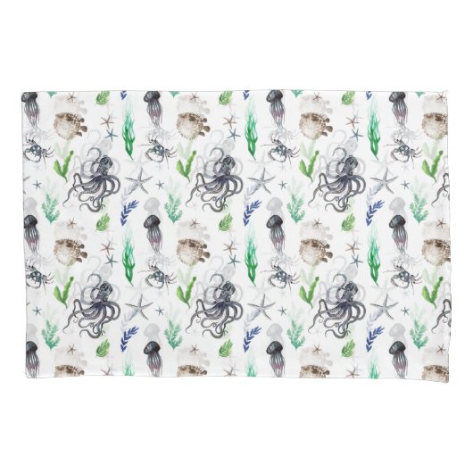 MEERESLEBEN KISSENBEZUG (Vorderseite)