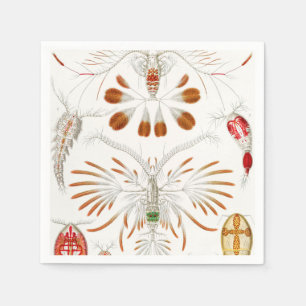 Meeresleben Krebstiere, Copepoda von Ernst Haeckel Serviette