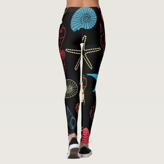 Meeresleben Leggings (Rückseite)