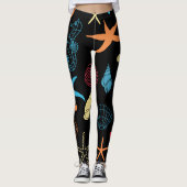 Meeresleben Leggings (Vorderseite)