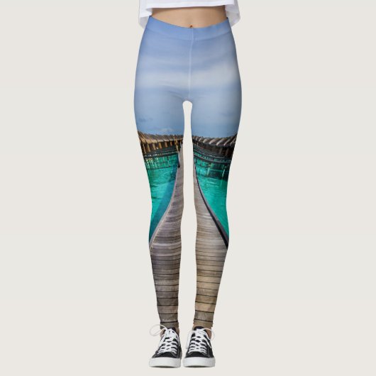 Meeresleben Leggings (Vorderseite)