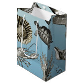 Meeresleben Mittlere Geschenktüte (Vorderseite Schrägansicht)