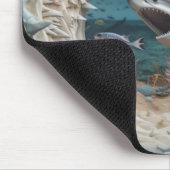 Meeresleben Mousepad (Ecke)