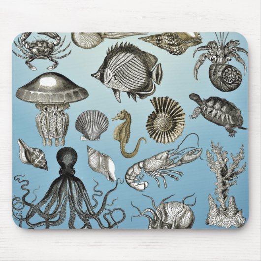 Meeresleben Mousepad (Vorne)