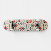 Meeresleben-Muster Skateboard (Horizontal)