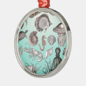 Meeresleben Ornament Aus Metall (Links)