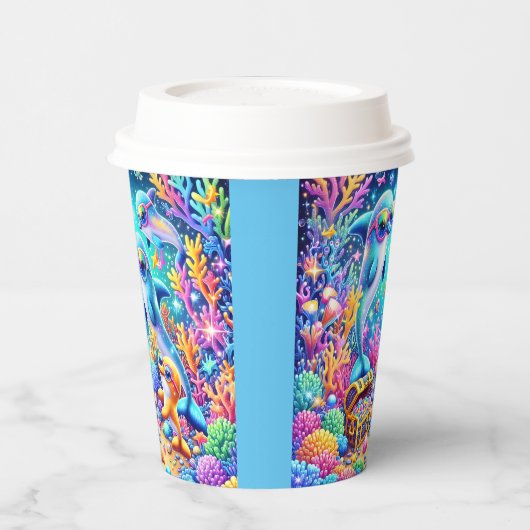 Meeresleben Pappbecher (Links)