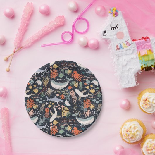 Meeresleben Pappteller (Party)