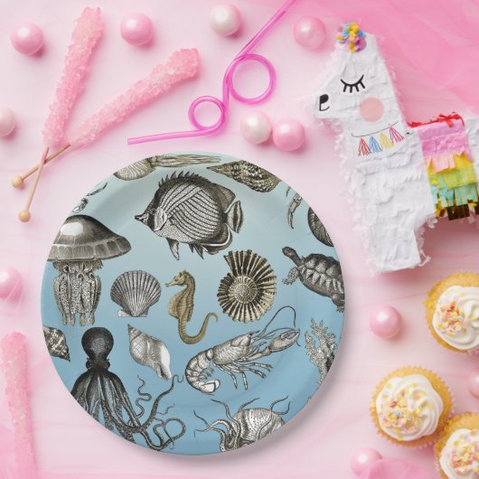 Meeresleben Pappteller (Party)