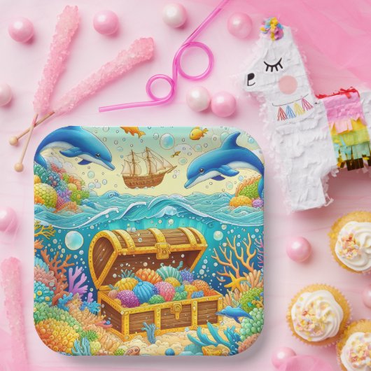 Meeresleben Pappteller (Party)