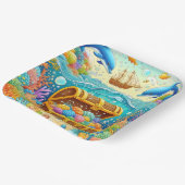 Meeresleben Pappteller (Gewinkelt)