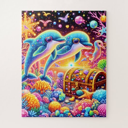 Meeresleben Puzzle (Vertikal)