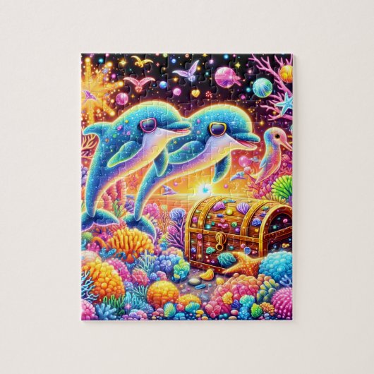 Meeresleben Puzzle (Vertikal)