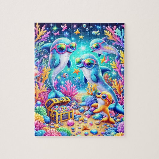 Meeresleben Puzzle (Vertikal)