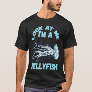 Meeresleben Qualle Unterwasser Kapitän Fisch T-Shirt