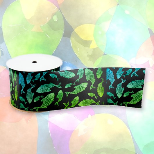 Meeresleben Satinband