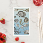 Meeresleben Serviette (Beispiel)