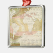 Meeresleben Silbernes Ornament (Links)