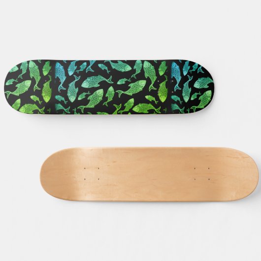 Meeresleben Skateboard (Horizontal)