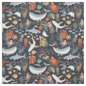 Meeresleben Stoff (Muster)