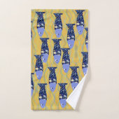 Meeresleben, Strandhaus, Fischliebhaber Badhandtuch Set (Handtuch)