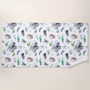 MEERESLEBEN STRANDTUCH