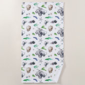 MEERESLEBEN STRANDTUCH (Vorderseite)