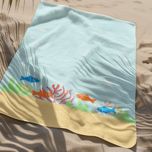 Meeresleben Strandtuch