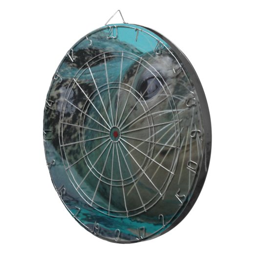 Meeresleben, süßes Siegel Dartscheibe (Vorderseite rechts)