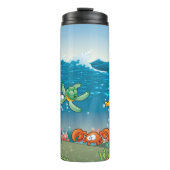 Meeresleben Thermosbecher (Vorderseite)