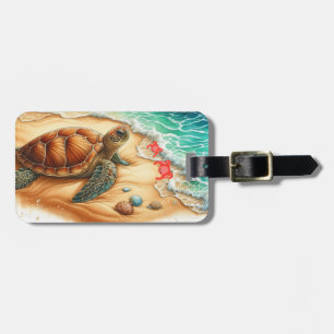 Meeresleben Türkischer Ozean Gepäckanhänger