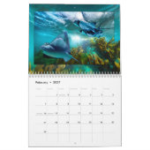 MEERESLEBEN UND OZEAN-KUNST #2 Kalender (Feb 2027)