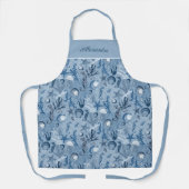 Meeresleben Unterwasser-Ozean Personalisiert Schürze (Vorderseite)