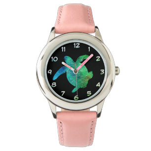 Meeresleben-Wachposten (mit Zahlen) Armbanduhr