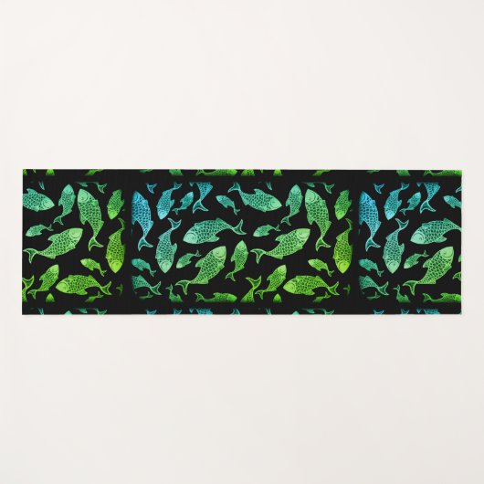 Meeresleben Yogamatte (Vorderseite (Horizontal))