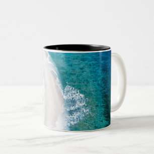 Meeresleben Zweifarbige Tasse